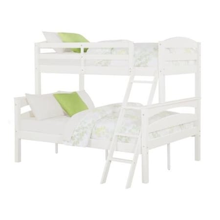 Dorel Living Dorel Living DA6940W Brady Twin Over Full Bunk Bed; White DA6940W